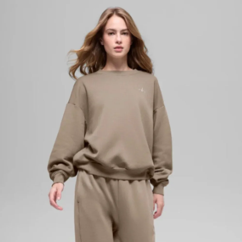 NWT- XL ALO Accolade Crew Neck in Gravel - Picture 2 of 5